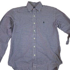 Polo Ralph Lauren men long sleeve shirt dark purple size S